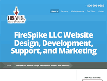Tablet Screenshot of firespike.com